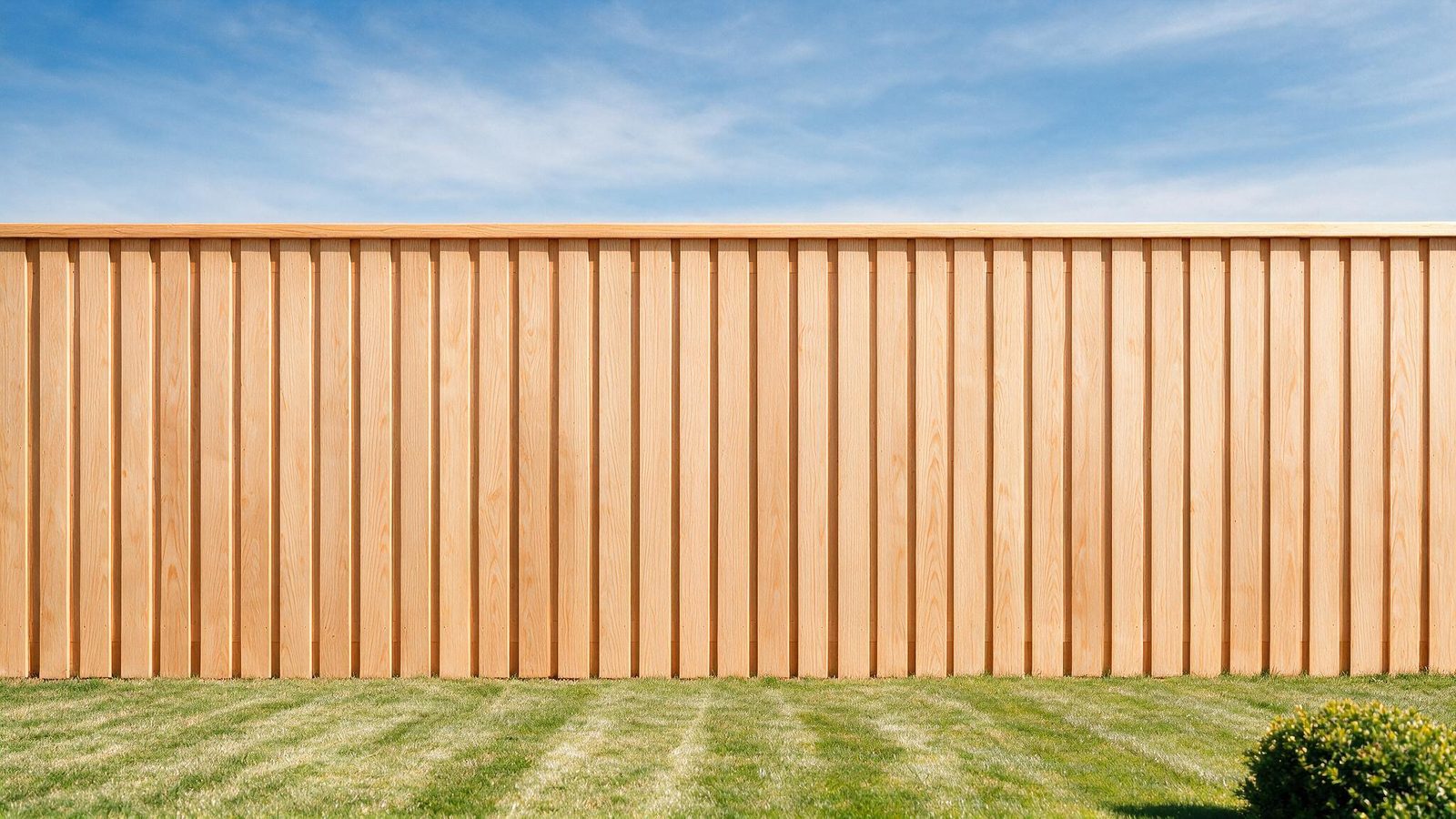 Paling timber fence